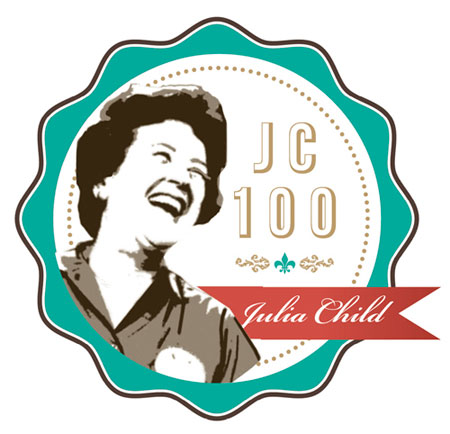Jc100 badge - Julia Child
